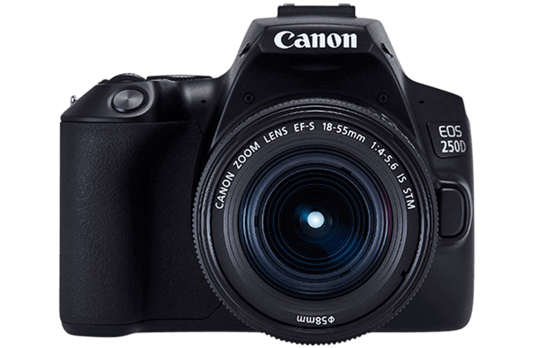 Canon 250d DSLR Camera with 18-55mm f/3.5-5.6 Kit Lens